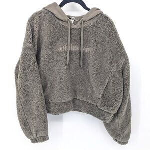 Green Embroidered Lululemon Sherpa Hoodie